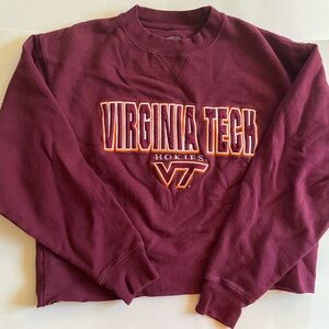 VIRGINIA TECH CROPPED CREW NECK MEDIUM SKU 11
